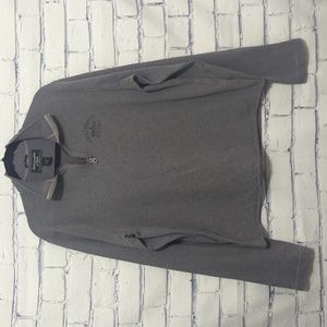 Abercrombie & Fitch Athletics Gray Quarter Zip Pullover Shirt Men's Size XL